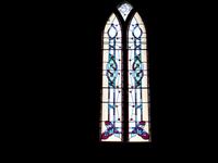  Killybegs: Kirchenfenster mit keltischen Motiven