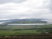 Blick auf Inch Island im Loch Swilly