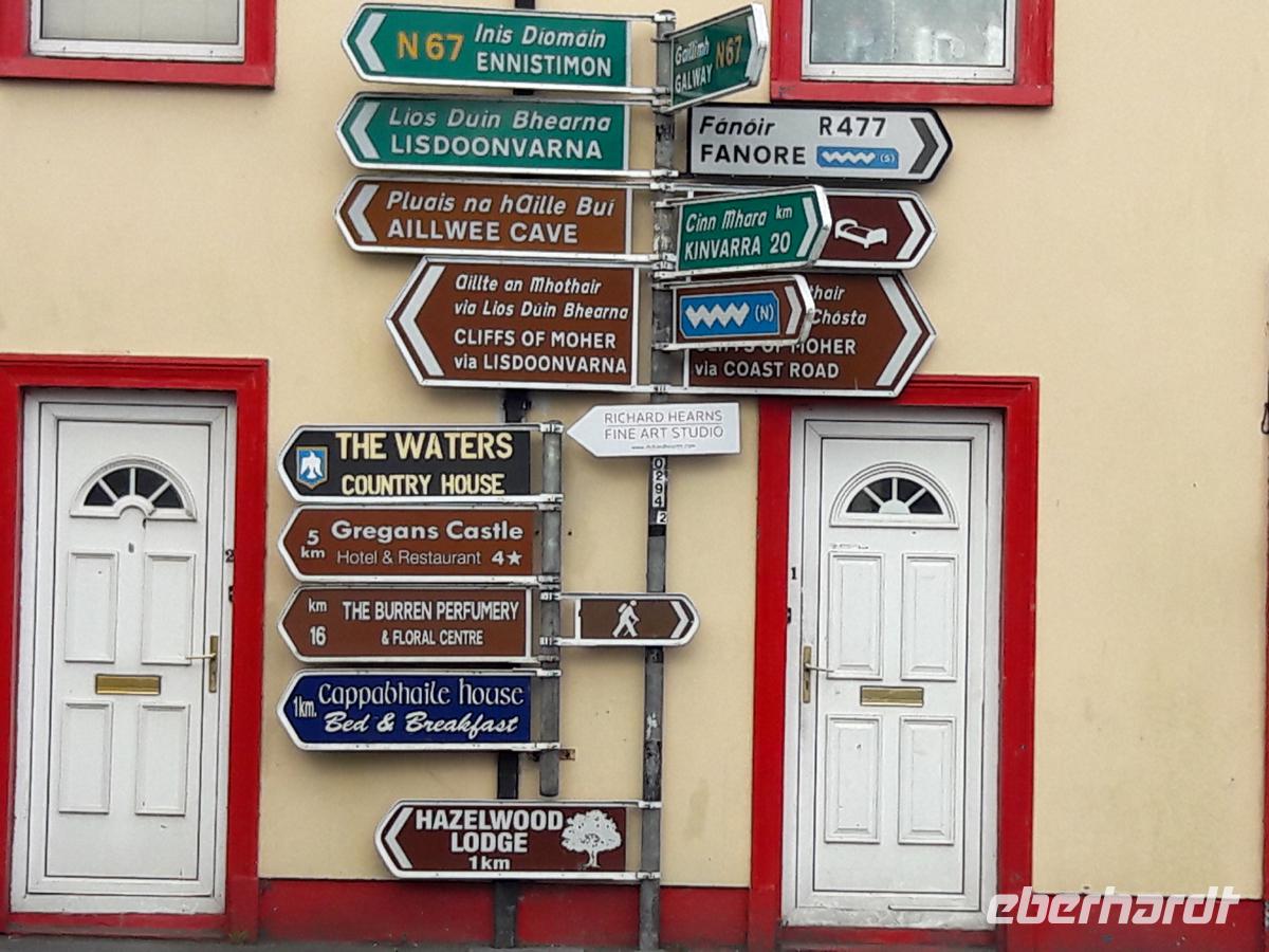Wohin denn nun in Ballyvaughan
