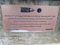 In Knightstown wurde das erste Transatlantikkabel verlegt