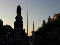 The Spire und Daniel o´Connell am Abend in Dublin