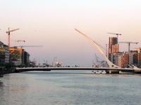 Die Samuel Beckett Bridge in Dublin
