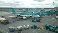 Auf dem Dubliner Flughafen