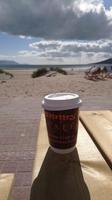 Kaffeepause am Inch Strand