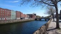 Blick über den Liffy in Dublin