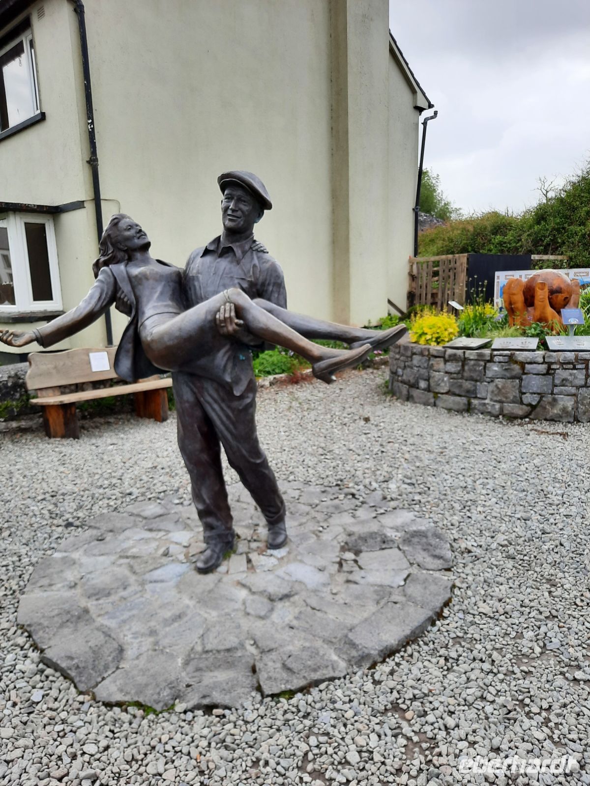 John Wayne mit Maureen O´Hara