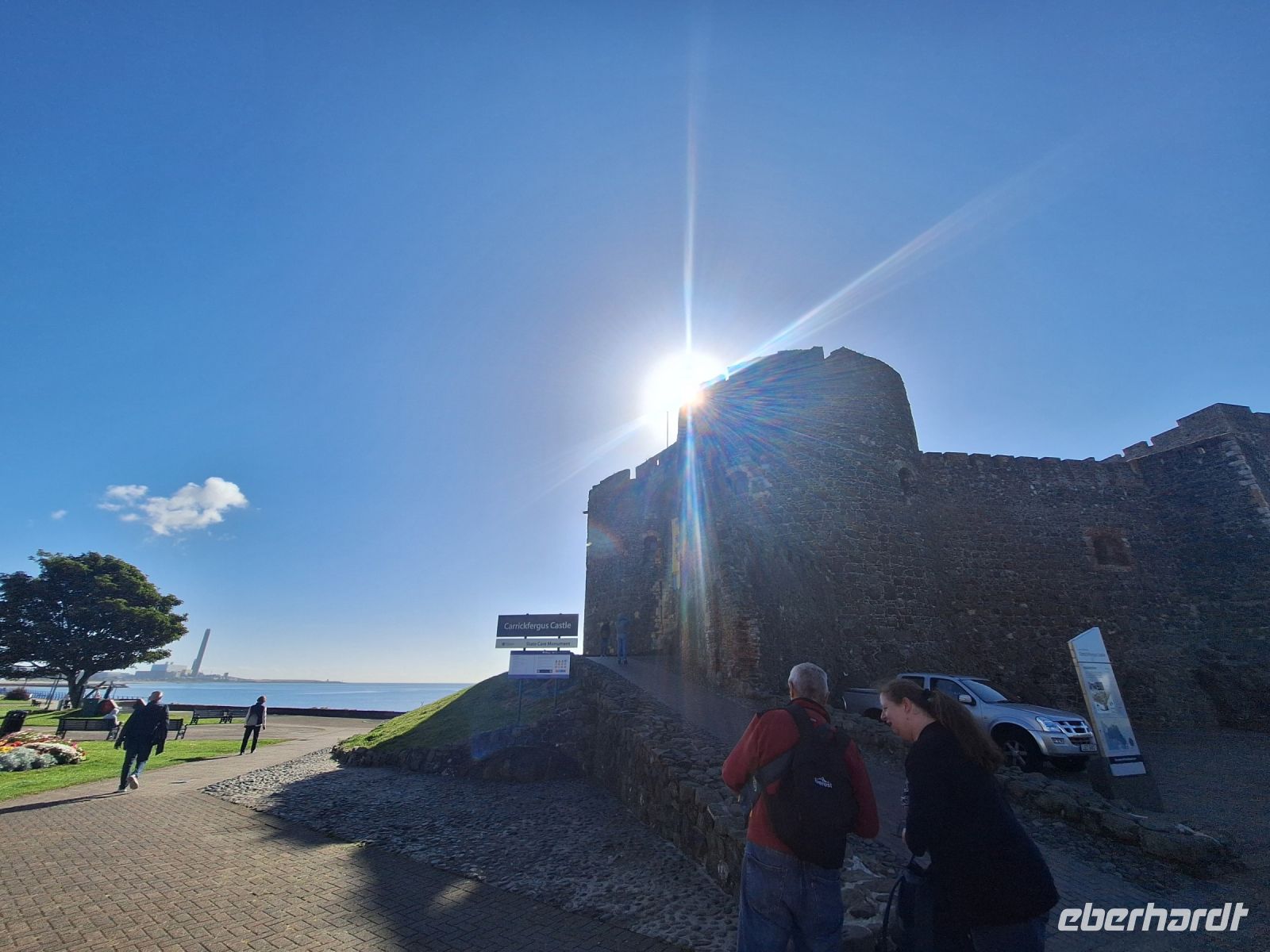 Carrickfergus Castle am Morgen