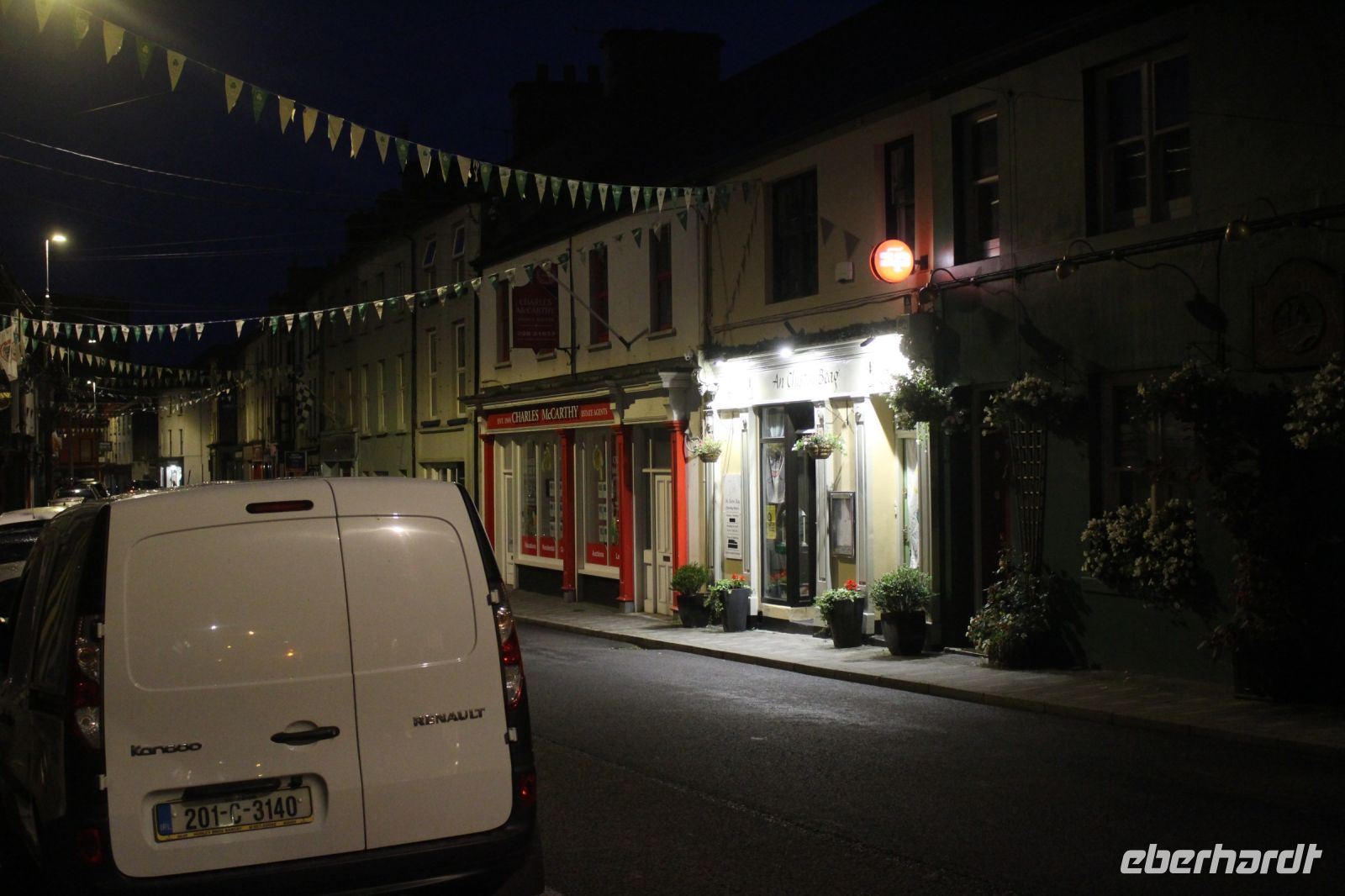 abends in den Straßen