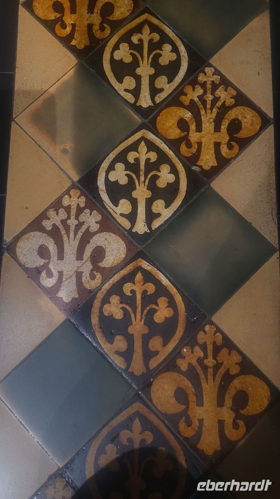 03 - Dublin, St. Patricks Kathedrale, Fliesenboden