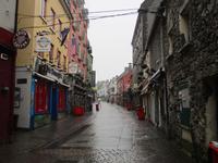 Strasse in Galway früh morgens