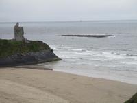 Strand und Burg in Ballybunnion