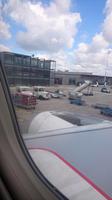 Bereits im Flieger kurz vor dem Start in Tegel