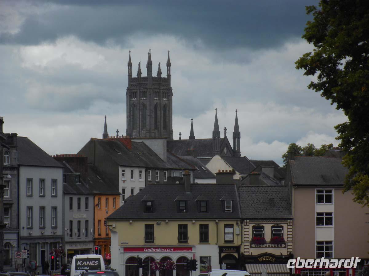 Blick zur Kathedrale in Kilkenny