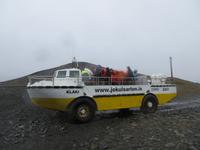 19.06.2016: Mit dem Amphibienfahrzeug durch die Gletscherlagune Jökulsarlon