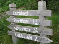 19.06.2016: Wanderung zum Wasserfall Svartifoss 