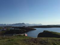 13.06.2016: Blick von oben auf Stykkisholmur 