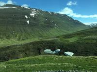 14.06.2016: Schnee am Straßenrand