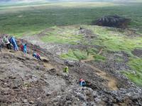 13.06.2016: Unsere erste Wanderung ... zum Kraterrand des Eldborg