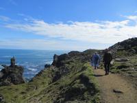 13.06.2016:  Wanderung oberhalb der Steilküste bei Arnarstapi 