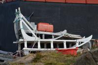 Hundeschlitten in Kulusuk