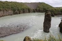 Spaziergang am Fluss Hvitá