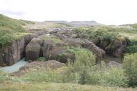 Spaziergang am Fluss Hvitá