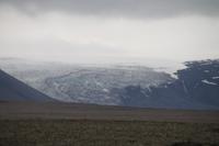 Fahrt durchs Hochland - Blick auf den Gletscher Langjökull 