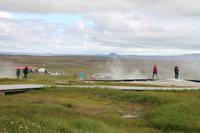 Fahrt durchs Hochland - Spaziergang zu den Quellen von Hveravellir