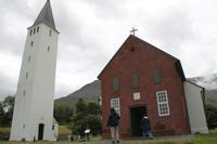 Auf dem Weg zur Pferderennbahn