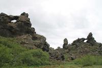 Spaziergang durch das Lavalabyrinth