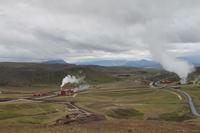 Fotostopp an einem Wärmekraftwerk
