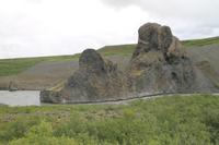 Wanderweg Hijóòaklettar - zum Fluss Grenisbjörg 