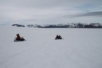 Schneemobiltour auf dem Vatnajökull Gletscher
