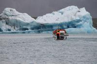 Fahrt mit einem Amphibienfahrzeug durch die Gletscher Lagune  