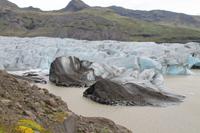 Fotostopp am Gletscher Svinafellsjökull 