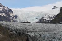 Fotostopp am Gletscher Svinafellsjökull 