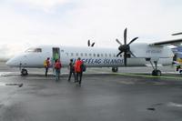 Flug nach Grönland - Blick auf Reykjavik