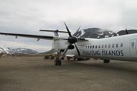 Ankunft in Grönland - Flughafen Kulusuk