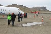 Ankunft in Grönland - Flughafen Kulusuk