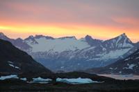 Sonnenuntergang in Kulusuk