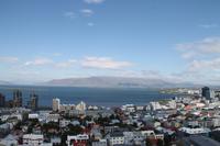 Aussicht von der Hallgrimskirkja über Reykjavik