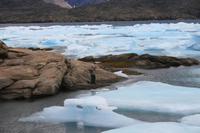 Eisformationen im Kong Oscars Havn in Tasiilaq