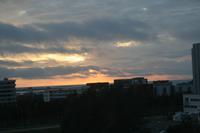 Sonnenuntergang über Reykjavik