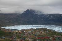 Blick vom Seamens Mount auf Tasiilaq
