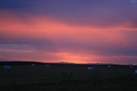 Mitternachtssonne am Hotel Ranga