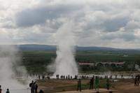 Strokkur in Aktion