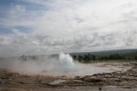 Strokkur in Aktion