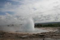 Strokkur in Aktion