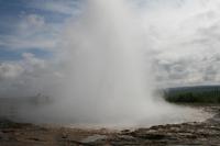 Strokkur in Aktion