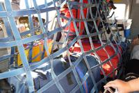 Unser Gepäck im Heli